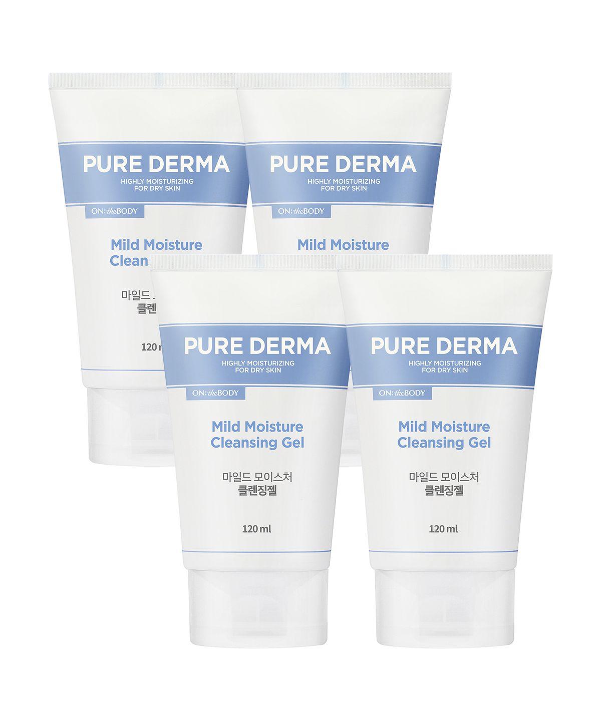 Pure Derma Cleansing Gel 120ml x 4