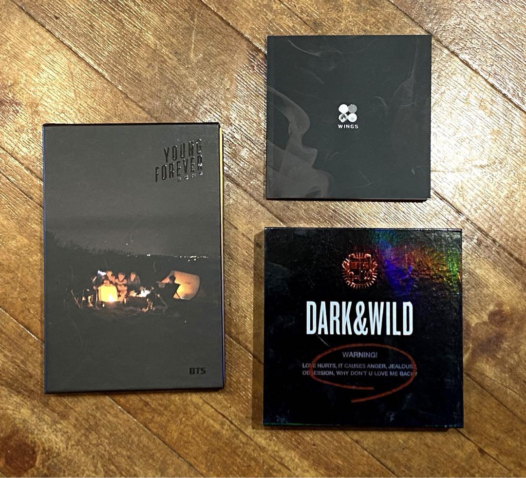 

[USED] Korean BTS DARK&WILD/WINGS/Hwayangyeonhwa 3-piece album set