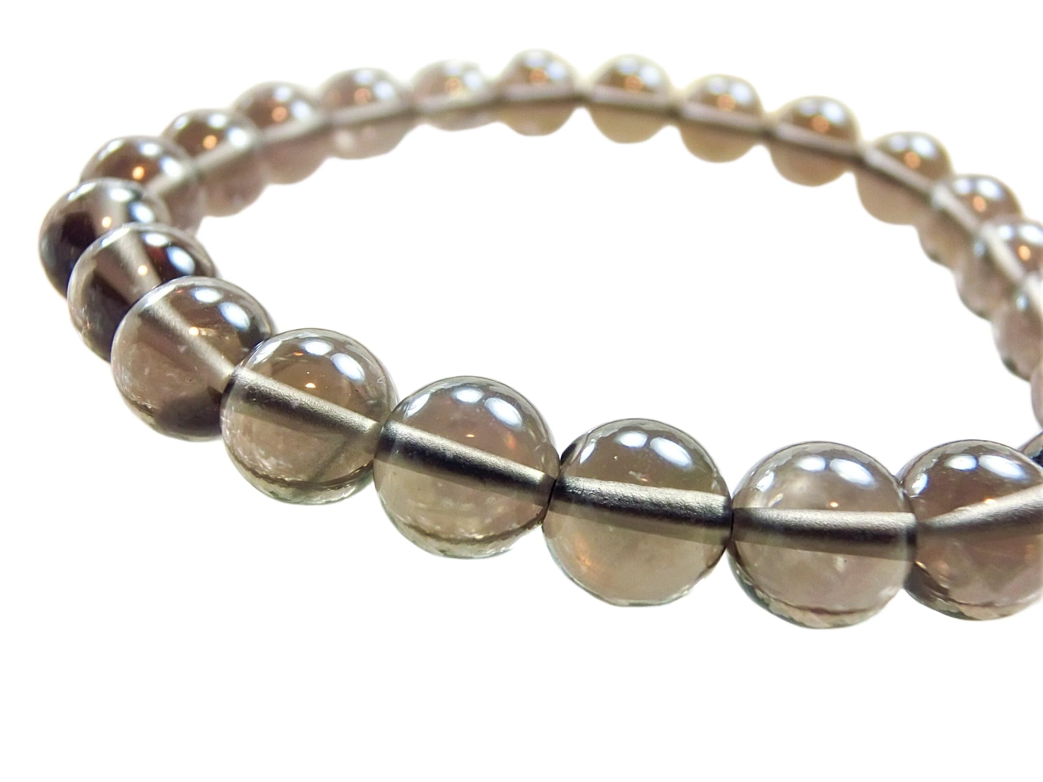 

Kanoishi for warding off evil Smoky Quartz Power Natural AAA Crushed 18cm [Amulet spirits/calming anxiety] Bracelet, 8mm, Men s/Women s, Stone, Stone,