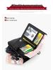 Kingdushi Men's Vertical Retro Multi-functional Wallet with Zipper and Coin Pocket
