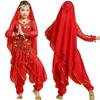 Costume da Danza Indiana per Bambini: Costume per Esibizione di Danza del Ventre e Minoranze dello Xinjiang per Bambina
