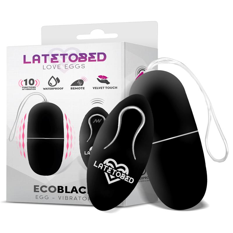 Ecoblack Vajíčkový vibrátor s dálkovým ovládáním