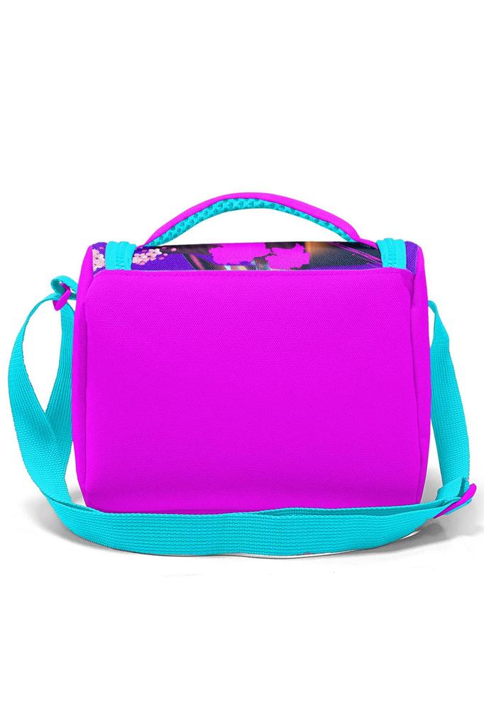 coral high Fioletowy różowy zestaw tornistrów szkolnych dla dzieci Anime Cat 3-częściowy zestaw SET0123753