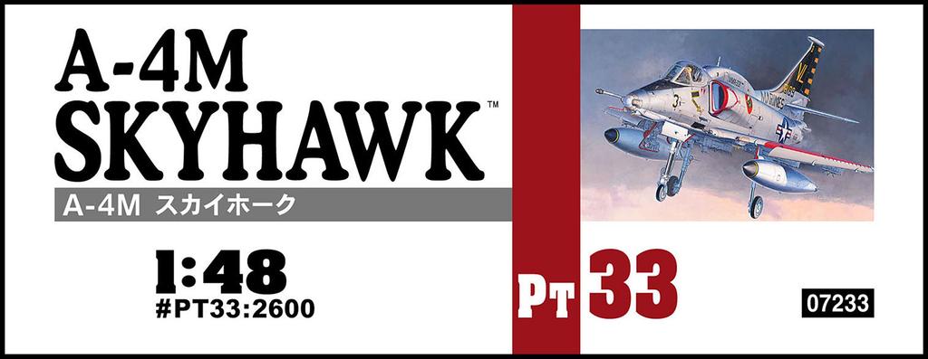 Hasegawa US Marine Corps Skyhawk Plastikmodell PT33 1/48 A-4M