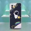 Astronaut Universe Clear Case For Xiaomi Mi Poco X3 NFC M3 Pro F3 F1 11 Lite 12 Note 10 11T 9T Transparent Phone Cover