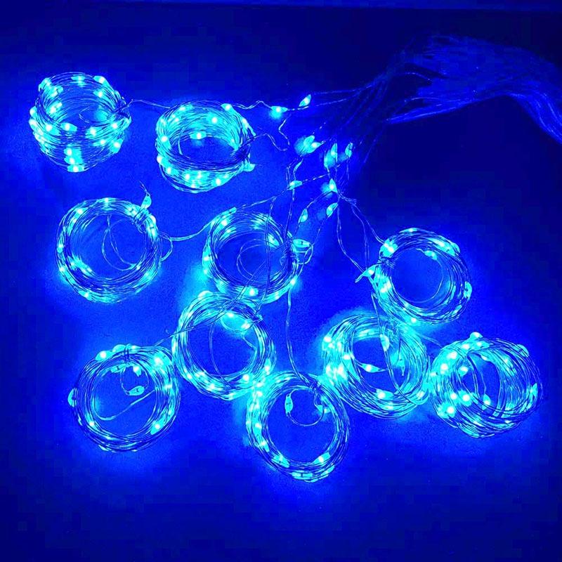 Magical 300 Led Curtain Fairy Hanging String Lights With 8 Glorious Lighting Modes