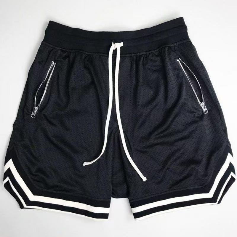

Men s Summer Mesh Basketball & Running Shorts - Breathable, Loose Fit for Training & Fitness 2XL чорний