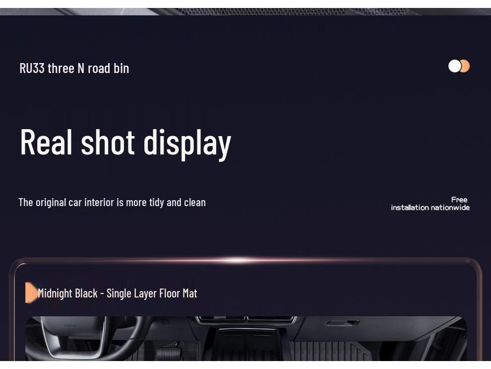 Geely Xingyuan 2024-2025 Double-Layer Door Sill Floor Mats, Full Surround TPE