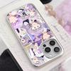 Anime Najimi Osana Mobile Phone Case for iPhone 17 16 15 14 13 12 11 Air Pro Max Plus Silver Plating Colorful Cover Luxury Cover