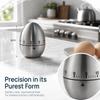 Non Slip Base Mechanical Kitchen Timer Stainless Steel Countdown Cooking Timer  Kitchen Cooking