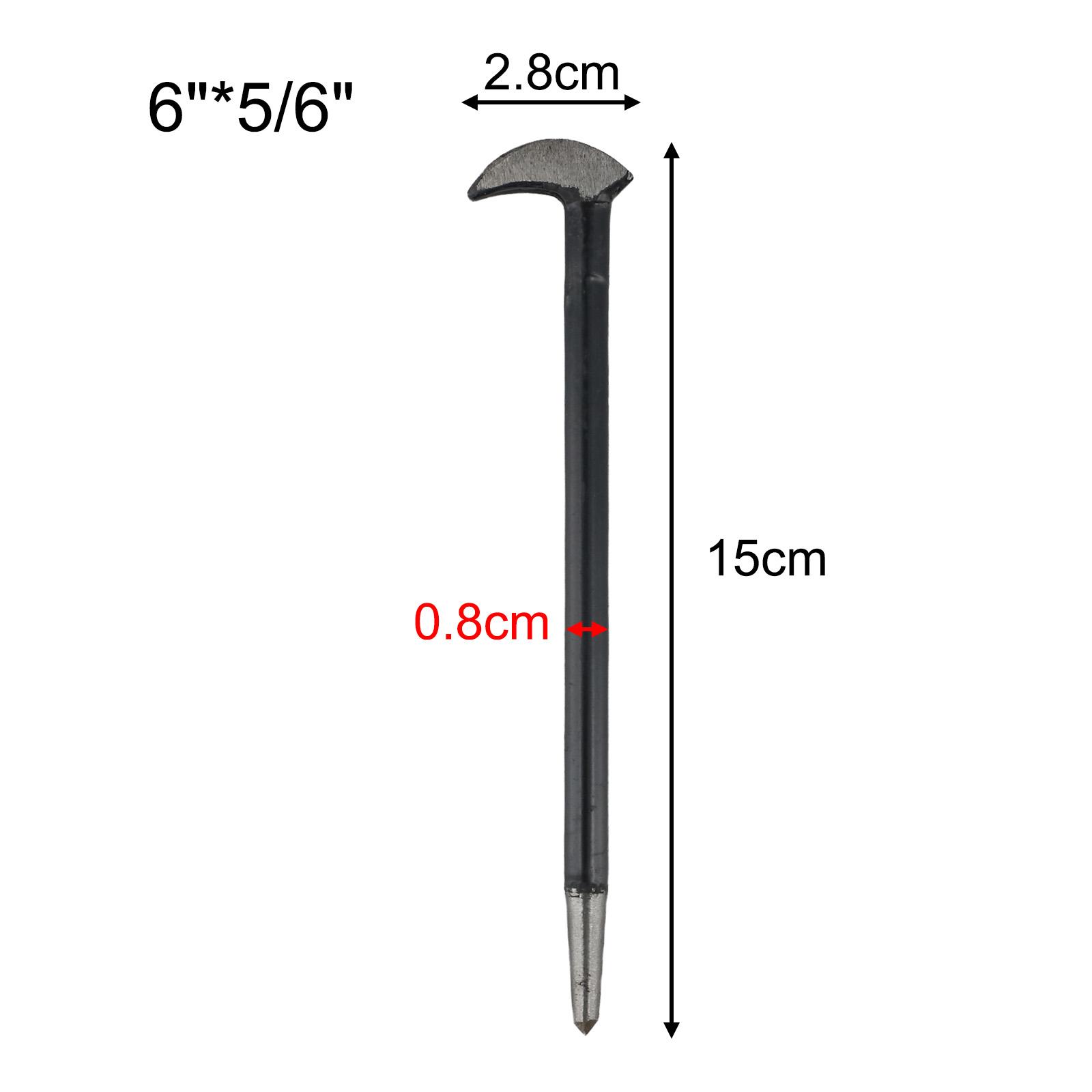 Multifunctional Pry Bar and Nail Extractor Crafted from High Carbon Steel for Effective Repairs and Maintenance 15CM