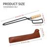 Feuerzange Holzkohlezange Metall Holz Grillzange Hitzebeständig Kohle Greifzange Outdoor Picknick Kaminzange