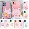 Cartoon A-Asamimichan Phone Case For iPhone 16 15 14 11 12 13 Pro Max Plus 12 XS Max Back Cover Matte Case