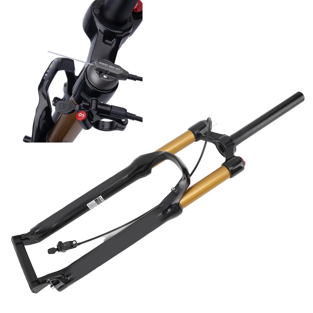 29in MTB Front Suspension Fork Golden Shock Absorb Straight Steerer Remote Lockout Front Fork Bike Parts for XC AM