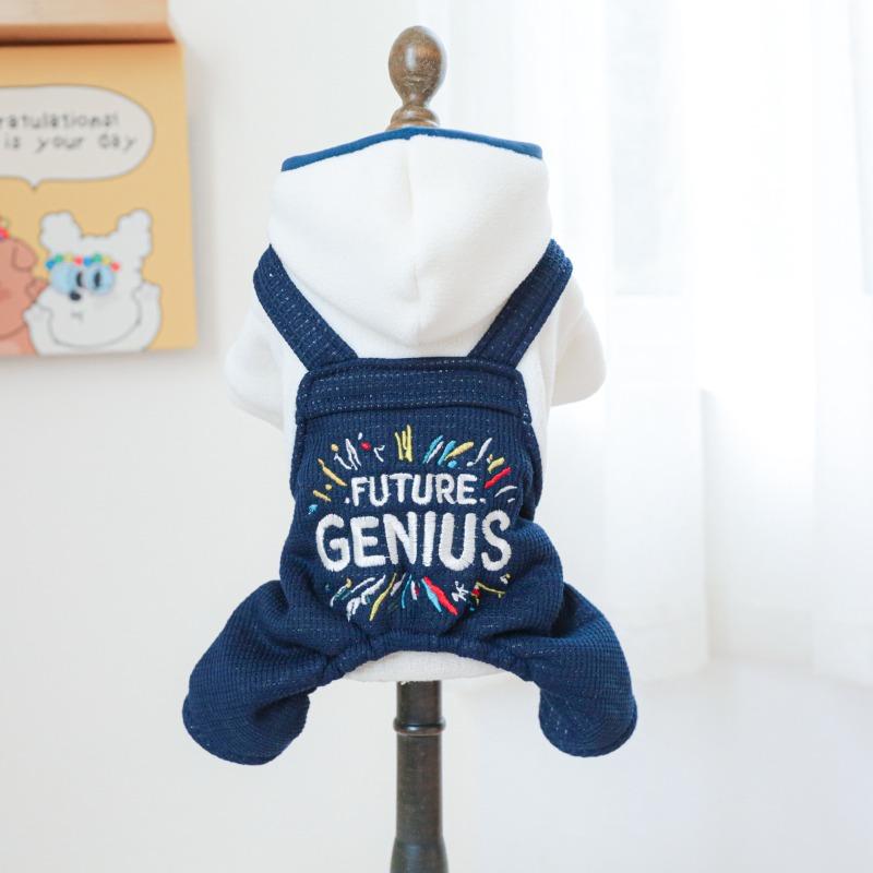 

Pet Circle, Pet Clothing Dog Cat Clothing Clothing Hooded Little Genius Overalls xs-bust size30, length 20cm, about 1.0-1.5kg