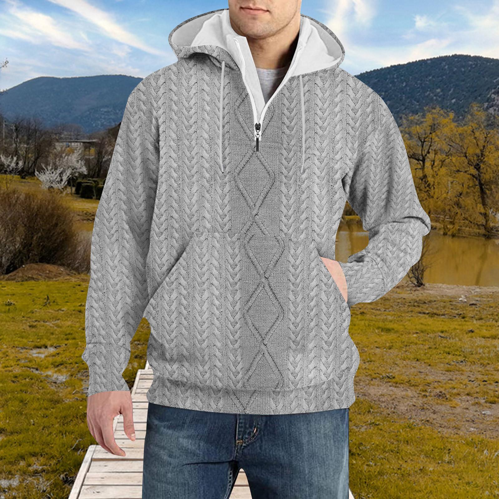 

Весенне-осенняя мужская толстовка с воротником-стойкой на открытом воздухе, повседневные свитера, топы XL