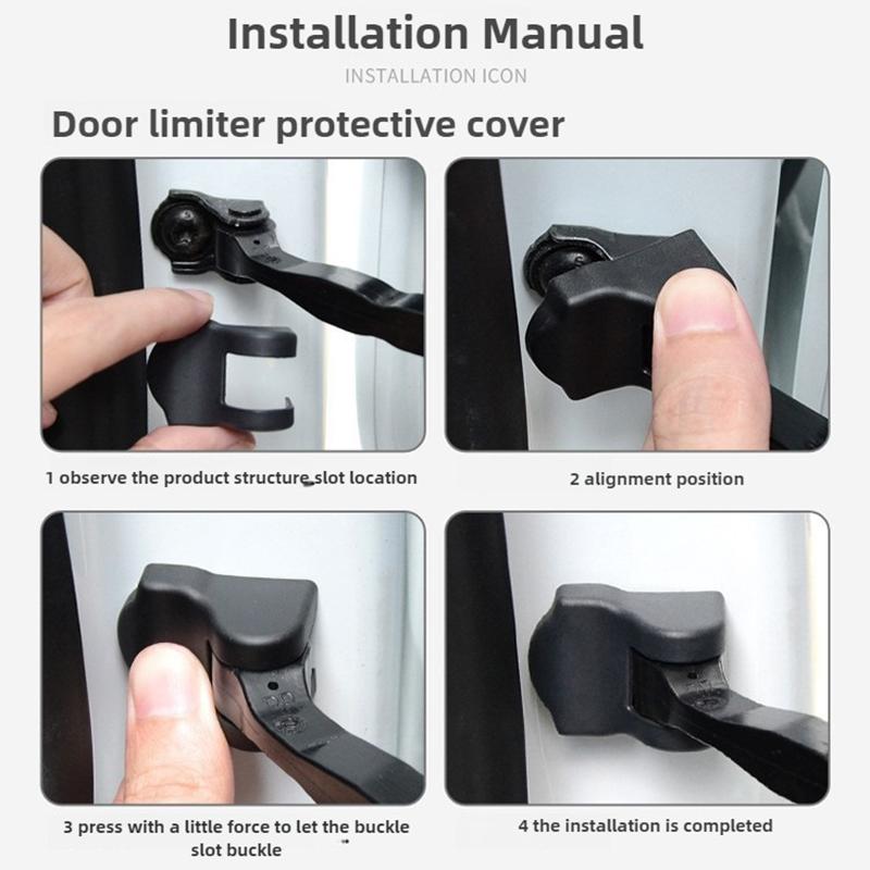 for Tesla Model Y Juniper Launch 2026 Door Lock Stop Cover Anti-rust Protection Cover Model 3 Highland 2024 Door Limiter Protect