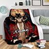 Egyptian Cat Customize Your Name Blanket Warm Comfortable Soft Blanket For Chair Office Sofa Bed Sofa Office Camping Suitable For Gifting Relatives
