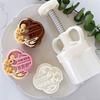 Ice Skin Pastries Mold Hand Pressed Mooncakes Mold Festival Bean Pastes Cake Molds Dessert ABS Moulds for Cooking Lover