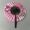 Drehbarer Tanzfächer Bambus Handgefertigt Handfächer Künstlerischer Runder Faltfächer Hanfu Zubehör