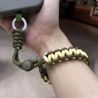 Verstellbares europäisches Reise-Handyband: Robustes, sturzsicheres geflochtenes Handgelenkband für Outdoor-Sportarten