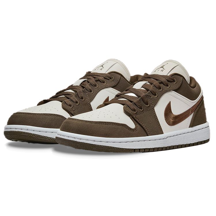 Air Jordan 1 Low SE Light Olive Women Sneakers Green White Sail DV0426-301