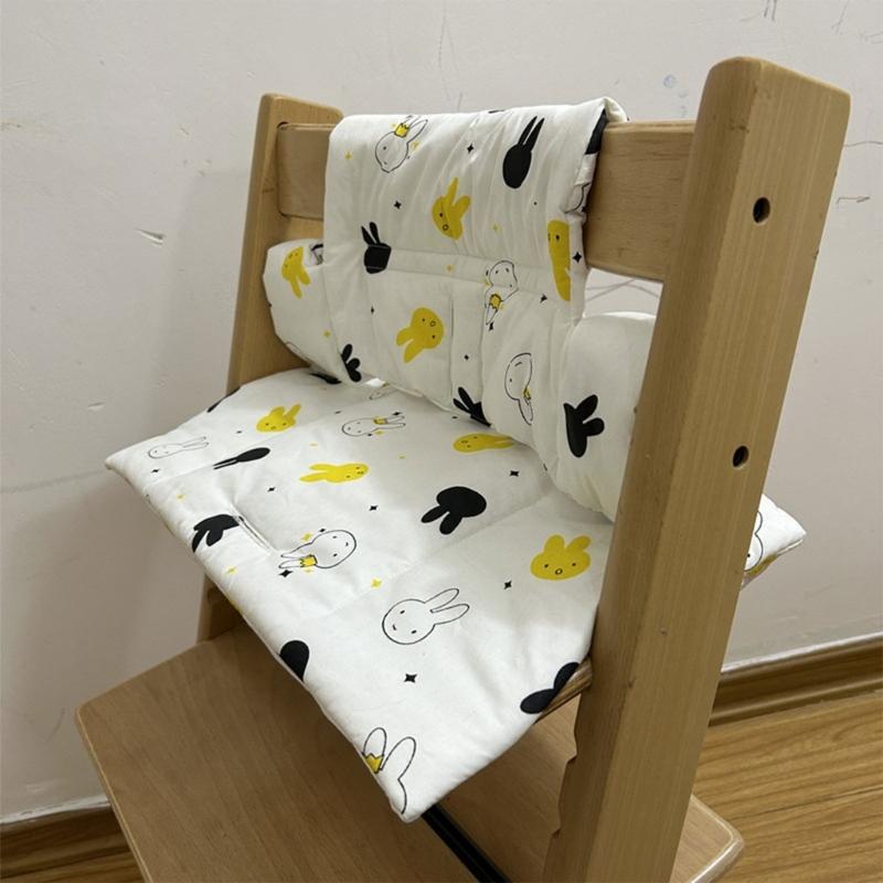 Dining Chair Cushion Baby Chair Cushion Pad Children's Growth Chair Mat Waterproof Urine Proof Cushion Backrest Cushion