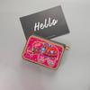 Ethnic Style Card Holder - Multi-layer Premium Hand-feel Vintage Delicate Beaded Zipper Pocket