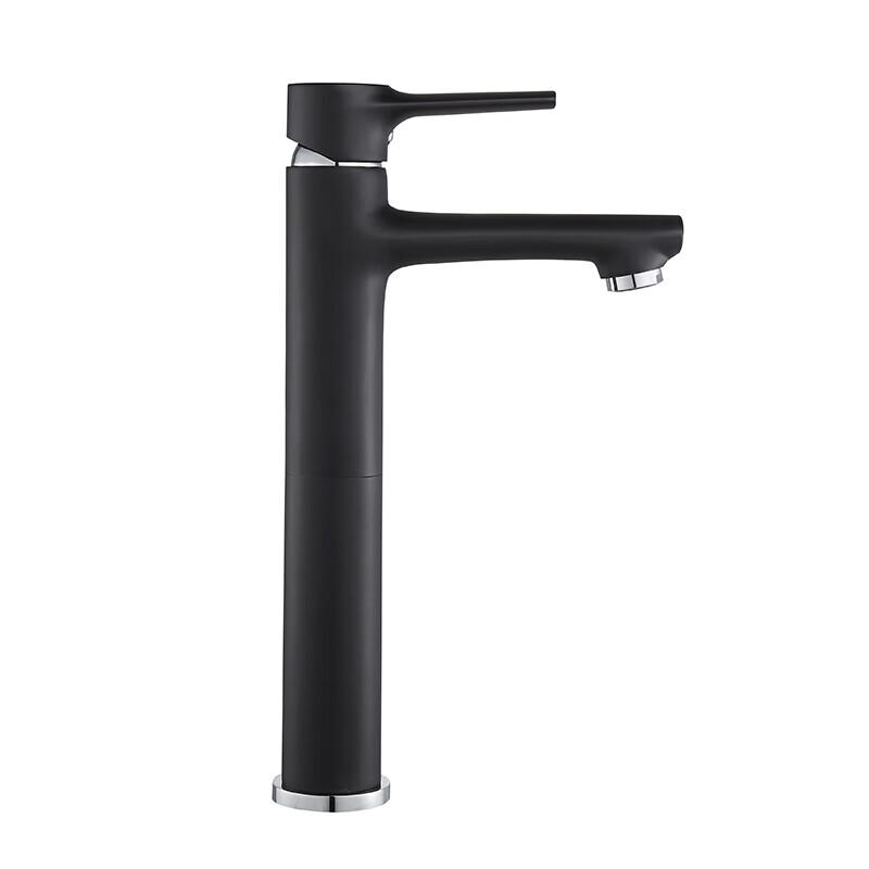 Submarine Black Painted Brass Single Handle Basin Faucet