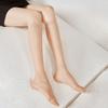 Knee-high Silk Stockings for Women, Thin Mid-calf Ultra-thin Half-length Anti-snagging Silk Calf Stockings, Concealer Long Calf Beauty Stockings