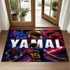 Lamine Yamal Design Crystal Velvet Rug Soft Decorative Mat for Bedroom Entrance