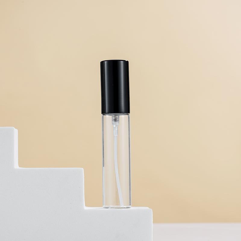 

50pcs 100pcs 5ml 10ml 15ml Portable Empty Cosmetic Case Travel Spray Bottle Perfume For Gift Sample Bottle Parfum Makeup 5ml&50pcs чорний