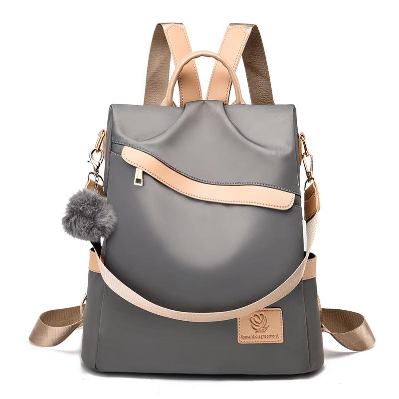 New bag 2025 Oxford cloth backpack women's fashion versatile women's anti-theft versatile travel backpack women