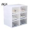 Transparent Stackable Dustproof Flip Type Shoes Storage Container Home Decor