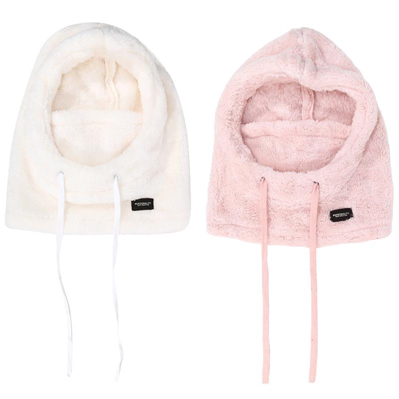 Adjustable Men Women Winter Warm Caps Head Cover Neck Hats Motorcycle Cycling Windproof Sports Scarf Caps Plush Balaclava Hat