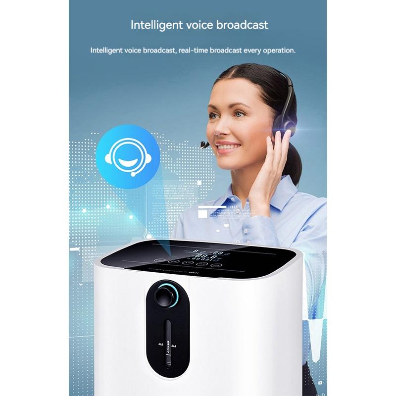 Household Oxygen Concentrator 1-7L Adjustable Oxygen Absorbor with Atomization