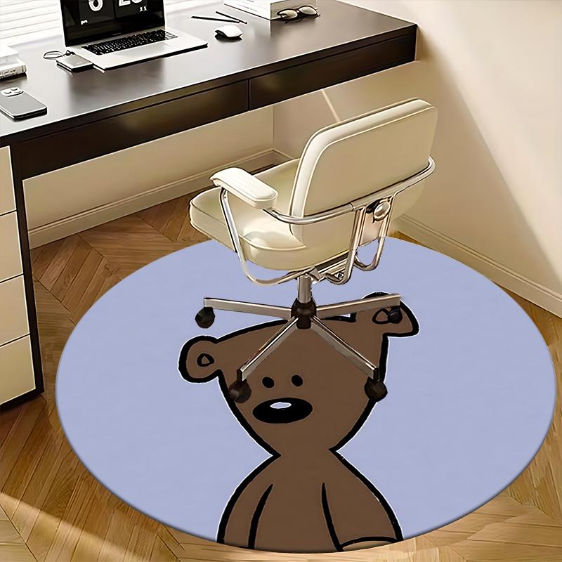 Round Carpet Chair Mat - Home Decor, Sofa Rug, Office Mat, Gift for Any Room0422b