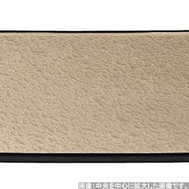 Made in Japanese Champagne Small x x J-kitchens Placemat, Tray, Japan, Design, 3-Shaku Flight, Gold/Aqua Rim, Black, (39.4cm 27.6cm 1.9cm)