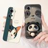 For Oppo Reno 11 5G Case Reno11 F CPH2603 Cute Panda Cartoon Cover Soft Silicone Phone Case For Oppo Reno 11 Pro Reno11 11F Bags