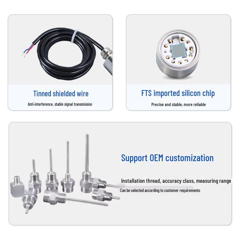 High Precision Atmospheric, Absolute, and Vacuum Pressure Transmitter Sensor