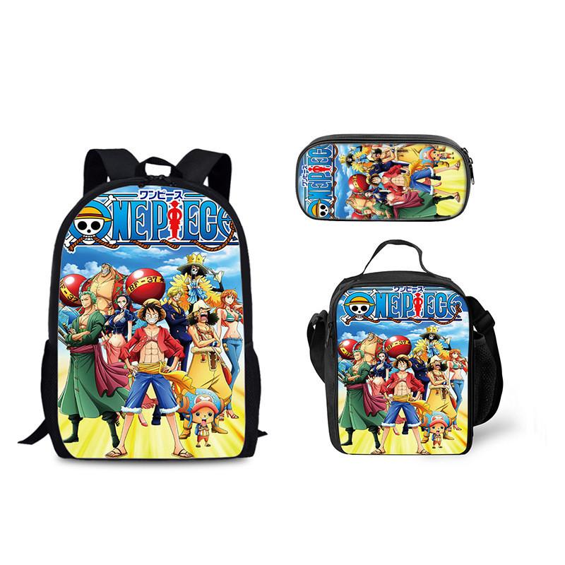 One Piece Backpack Ice Pack Set For Students With Nylon Material And Daily Use
