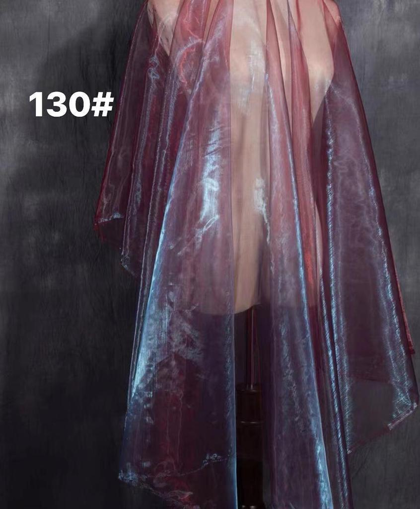 Dreamy Soft Organza Skirt Fabric: Flowing Light Gauze & Bright Silk