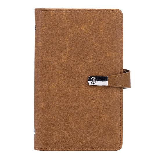 

Держатель для визитных карточек 120 слотов для карт из искусственной кожи Книга для визитных карточек Защита для кредитных карт Офис коричневый