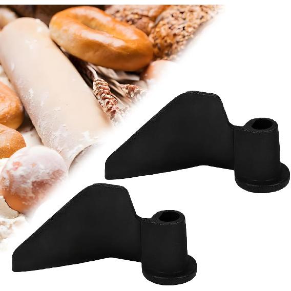 Набор из 2 лопаток для замешивания теста для хлебопечки Cuisinart CBK-110KP, Лопатка для хлебопечки из нержавеющей стали с антипригарным покрытием, Смешивающее лезвие для замешивания