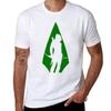 Green Arrow S TShirt Work Outdoor Short Sleeve Tee