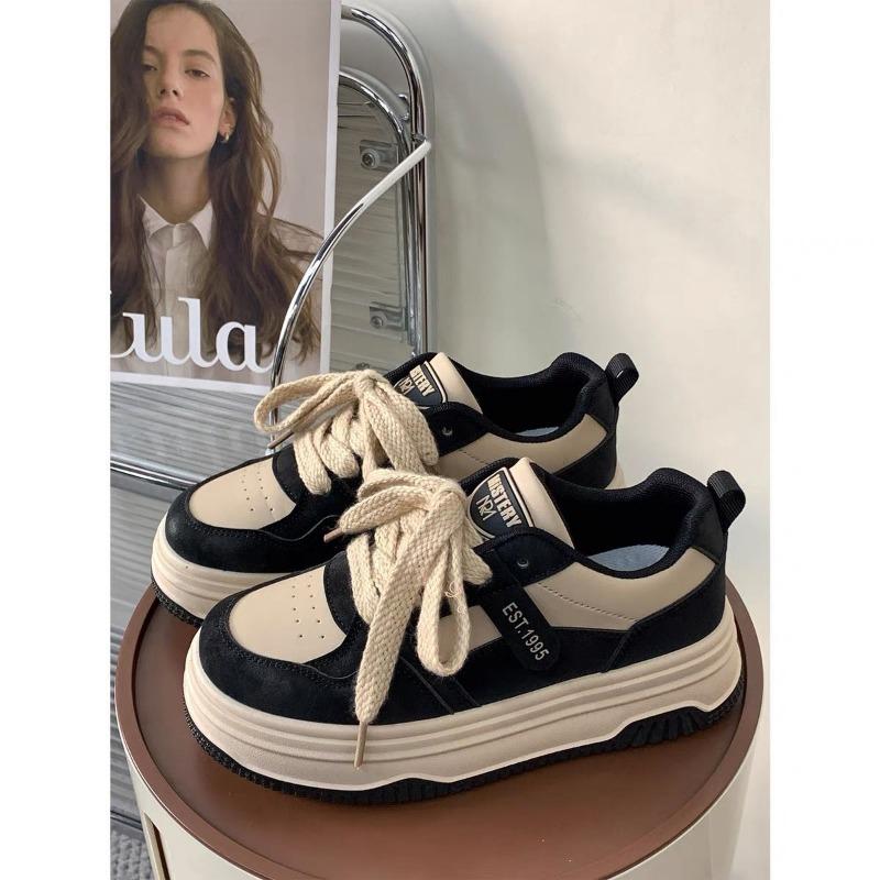 

Maillard thick baseplate shoes women s new autumn national tide bread shoes women s shoes versatile casual sports shoes 35 чёрный