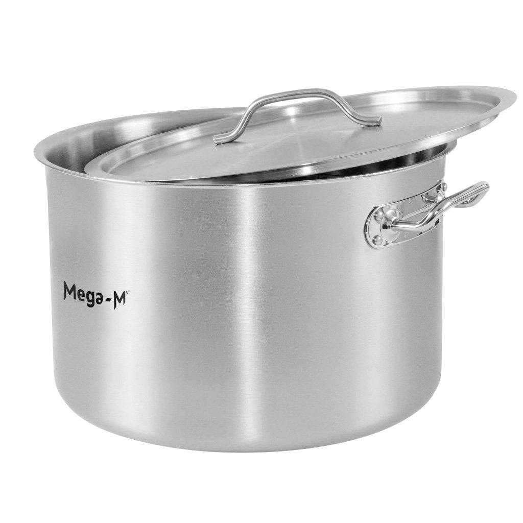 Mittlerer Catering-Topf mit Deckel Mega-M Standard 44L Durchm.. 45 cm x H 28 cm N