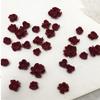 50pcs Red Rose Nail Art Charms 3d Leaves Flowers Nail Decorations Accessories For Nails Diy