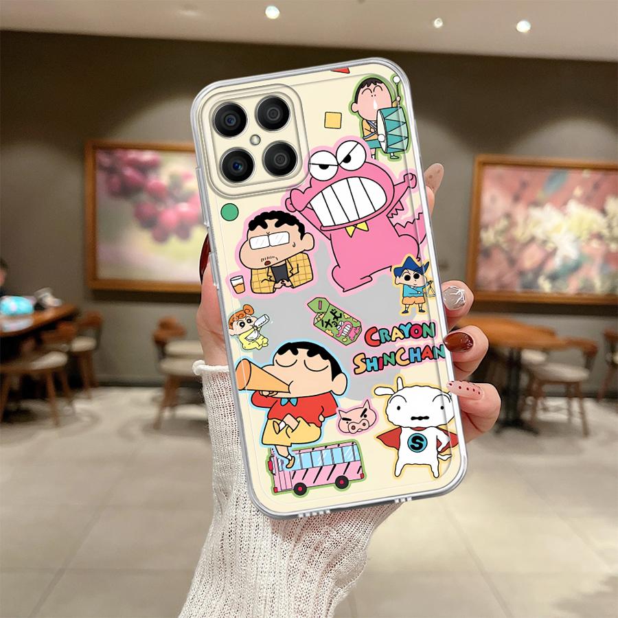 

Cute Crayons Shinchans Soft Phone Cover Case for Honor X9a X8 90 Lite X8b X7b X9b X8a Honor 90