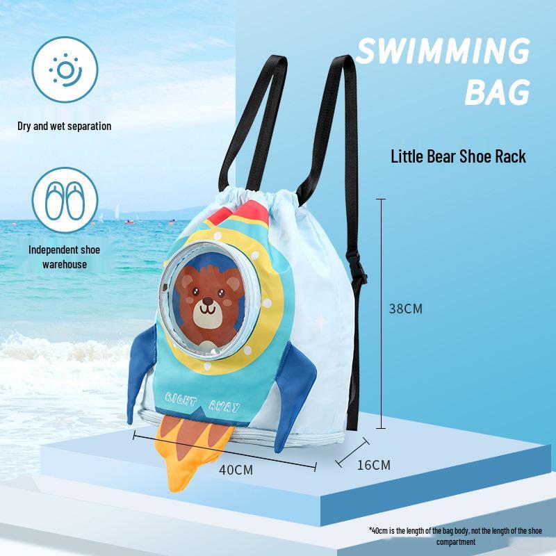 Waterproof Wet/Dry Swimming Bag: Kids' & Adults' Beach & Sports Backpack